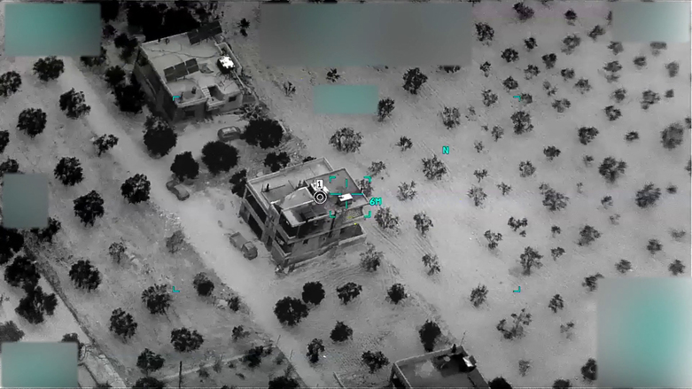 This image released by the US Department of Defense shows the compound housing ISIS emir Al-Qurayshi in northwest Syria prior to a raid executed by US forces, Feb. 3, 2022. (Photo: US Department of Defense / HO / AFP)